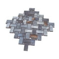 thumbnail image 5 of Splendor 11.81 in. x 11.81 in. Matte Blue Porcelain Mosaic Wall and Floor Tile (4.84 sq. ft./case) (5-pack), 5 of 7