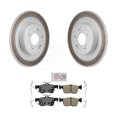 thumbnail image 1 of Transit Auto Rear Coated Disc Brake Rotors and Ceramic Pads Kit for Car 2021-2023 Acura TLX KGA-106295, 1 of 11