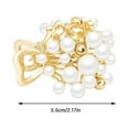 thumbnail image 2 of Sparkling Metal High Ponytail Clip Secure Fixing Hair Barrettes for Women Elegant Hairpin Accessories, 2 of 8