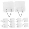 thumbnail image 6 of 10pcs Invisible Adhesive Plate Hanger Vertical Plate Holders Wall Plate Display Hooks Decorative Plates Wall Holders For Photo Frame Bathroom Closet Kitchen, 6 of 8