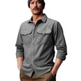 thumbnail image 1 of Chemise Cargo Utilitaire pour Homme - Haut Tactique Imperméable à Manches Longues avec Poches Multifonctions (Nylon/Polyester Durable pour la Randonnée/la Construction), 1 of 4