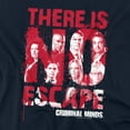 thumbnail image 2 of Criminal Minds Men's No Escape T-shirt Large Navy, 2 of 7