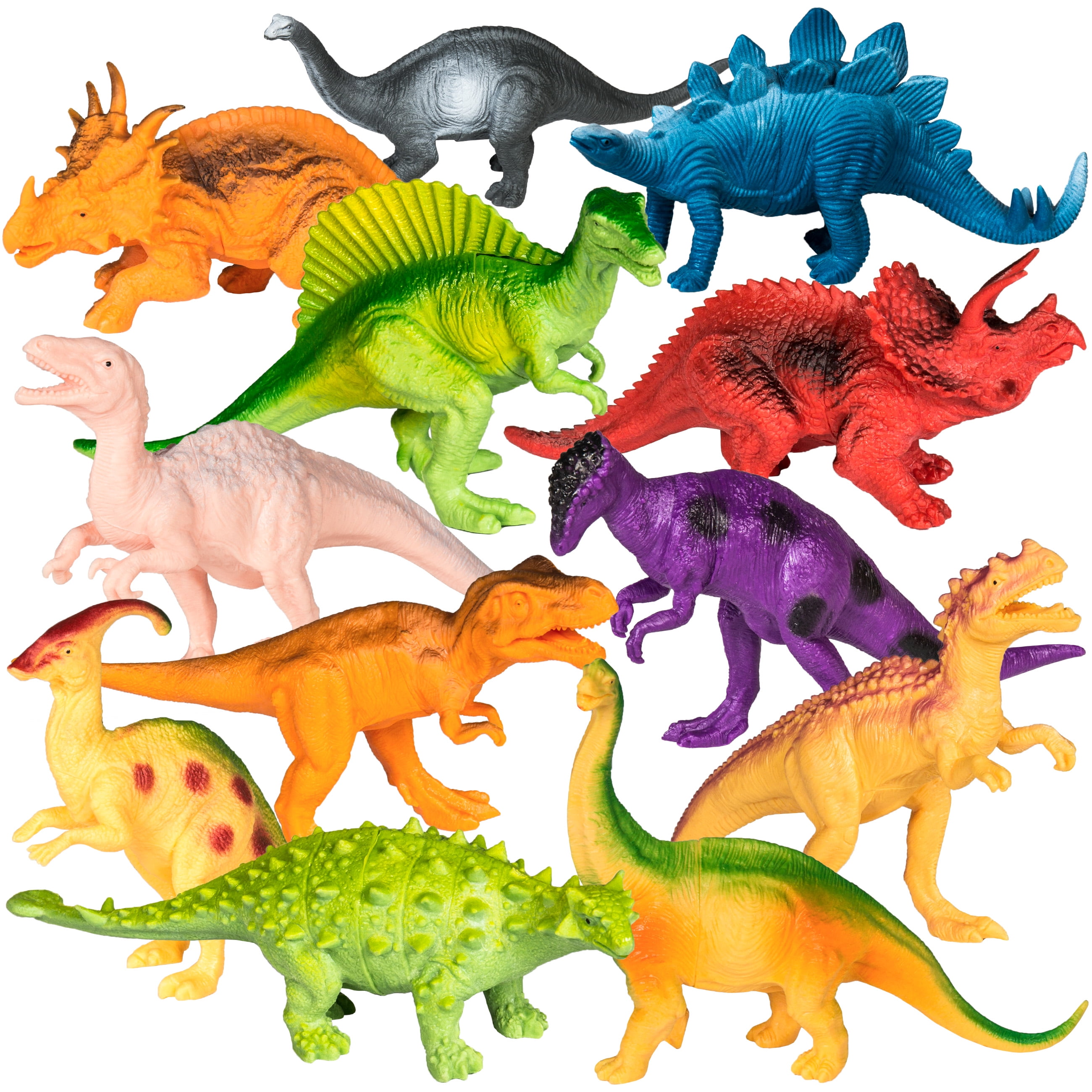 little plastic dinosaurs
