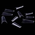 thumbnail image 3 of 100Pcs/Box False Nails Cowboy Style Flat Tip Ballerina Manicure DIY Salon Artificial Nails (Transparent), 3 of 8