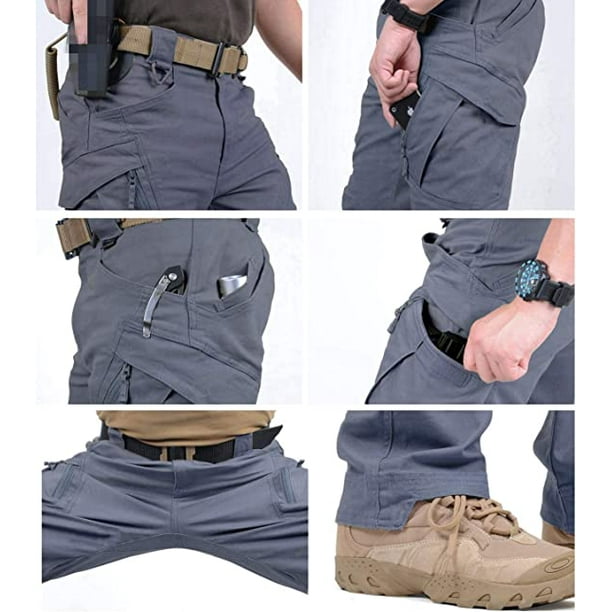Pantalon Tactique d'Assaut pour Hommes, Pantalon Cargo de Combat Militaire  en Coton Léger pour l'Extérieur 