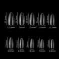 thumbnail image 3 of Fake Nails, 500 Pieces Acrylic Nail Capsules Clear, 3 of 5