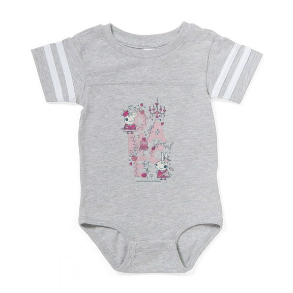 CafePress - Peppa Pig Dance - Cute Infant Baby Football Bodysuit