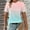 Pink, variant on Women's Summer Tops Shirts for Women Trendy Cotton Women's Blouses Work Womens Summer Tops Short Sleeve my items saved