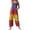 Saffron, variant on Fgvctg Mardi Gras Jumpsuits for Women Dressy Wide Leg Pant Carnival Party Spaghetti Straps Cute Mask Print Jumpsuits Sleeveless Bib Overalls Sprimg Romper Clothing With Pockets Purple XXXXL