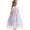 Purple, variant on CARETOO Flower Girl Lace Back V-Neck Dress Full-Length Floral Embroidered Toddler Tutu Tulle Dresses for Girls Size 2-3T