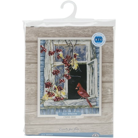UPC: 4743348402858 | RTO Counted Cross Stitch Kit 11.75 X17.75 -Old Window (14 Count)
