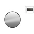 thumbnail image 1 of Benjara BM219130 Miroir Mural Rond en Métal avec Design Terni&44; Gris - Lot de 2, 1 of 1