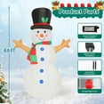 thumbnail image 7 of GOOSH Christmas Inflatable 4 FT Blow Up Snowman Inflatable, Outdoor Snowman Christmas Decorations Blowup Snowman with LED Lights Built-in, Xmas Inflatables Outdoor Decorations Clearance for Holiday, 7 of 7