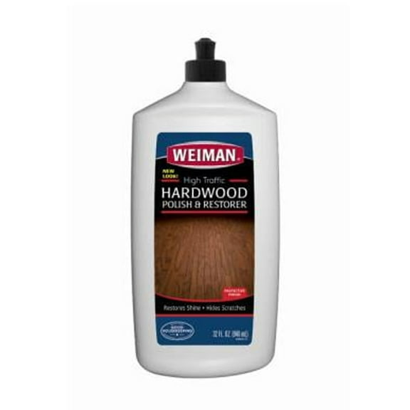 Weiman High Shine Hardwood Floor Polish & Restorer, Brings Dull Hardwoods Back to Life - 32oz
