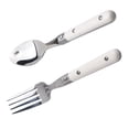 thumbnail image 4 of 2pcs Kids Fork con cuchara de acero inoxidable para niños vajillas para niños cubiertos para uso diario, 4 of 5