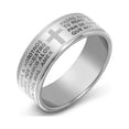 thumbnail image 1 of Anillo Vintage para hombre, para viajar, senderismo, fiesta portátil, banquete, boda, anillos de acero inoxidable, joyería para decoración de Ropa, zapatos y accesorios Miscelánea Plata once Sonducket AP014448-05, 1 of 6