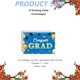 thumbnail image 2 of Juego de tarjetas de regalo de graduación, con sobres, pegatinas y mensaje en el interior, tarjeta de felicitación de graduación para suministros de fiesta de graduación escolar, 2 of 6