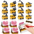 thumbnail image 1 of Regalos de San Valentín Cmiolacuna, paquete de 24 vehículos de construcción, 1 of 7