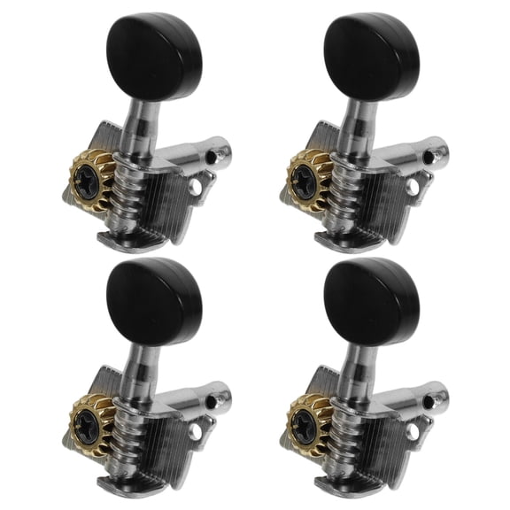 Raindrops Ukulele Tuning Pegs 4Pcs Geared Ukulele Tuners Multi Color Rectangular for Musicians