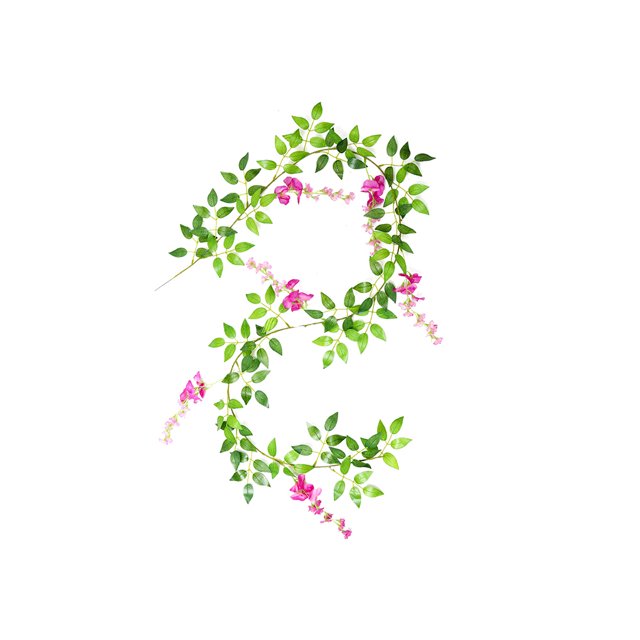 Yuarrent Guirnalda artificial de tela, reemplazo portátil, de larga duración, vívida, para el hogar, Hotel, oficina, guirnalda, decoración Type3 NO3