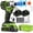 Green wrench + 2 batteries, variant on DGB Cordless Brushless Impact Wrench, High Torque Power Tool for Automotive Tire Repairs and Fastening