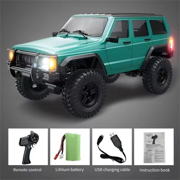 Ounissouiy RCGOFOLLOW coche completo RC pieza de coche de buena calidad Rc coche completo para 1/18 C8809 RC pieza de actualización Kits de construcción modelo Verde