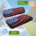 thumbnail image 5 of HUIACONG American Flag Golf Cart Front Seat Cover Towel Style Blanket, Comfortable Stain-Resistant Easy to Clean Golf Cart Cushion Covers for Club Car, 5 of 7
