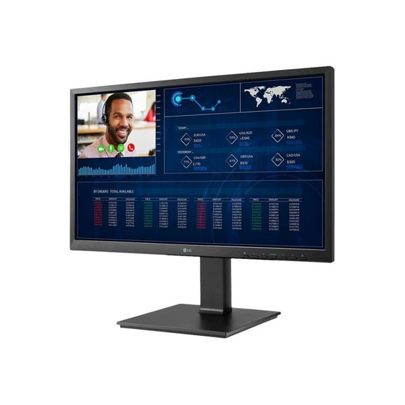 LG 24CN650W-AP - Thin client - all-in-one - 1 x Celeron J4105 / up to 2.5 GHz - RAM 8 GB - SSD 128 GB - eMMC - UHD Graphics 600 - Gigabit Ethernet - Win 10 IoT Enterprise - monitor: LED 23.8" 1920 x 1080 (Full HD) - black