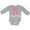 AC-Heather Grey, variant on Inktastic Happy Pi Day Pink Math Symbol Girls Long Sleeve Baby Bodysuit