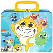 Baby Shark's Big Show 24 Piece Jigsaw Puzzle in Tin with Handle, for Families and Kids Ages 4 and up