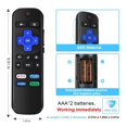 thumbnail image 2 of FUNING Suitable for Roku TV Remote Control  Replacement Remote Control Only for Roku TV, Suitable for TCL Roku/Onn Roku/Insignia Roku/Hisense Roku/Sharp Roku/Element Roku TVs (Not for Roku Stick and B, 2 of 4