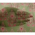 thumbnail image 4 of oneOone Viscose Chiffon Fabric Floral & Paisley Block Printed Craft Fabric BTY 42 Inch Wide, 4 of 4