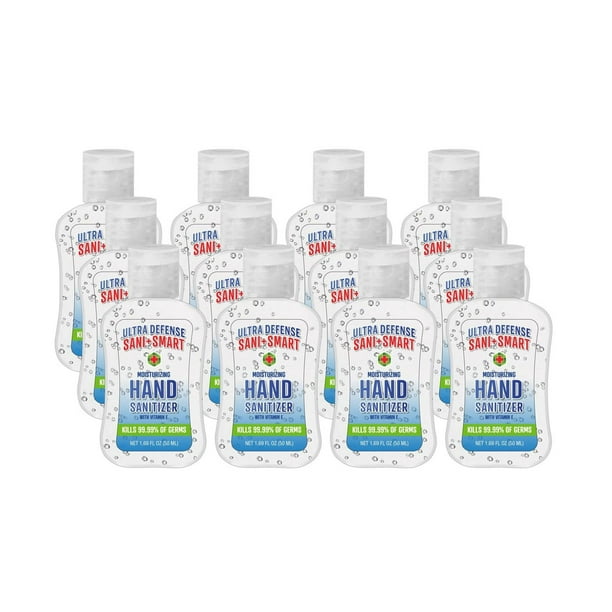 Ultra Defense Sani Smart Hand Sanitizer Original 1 69 Fl Oz 12 Pack Walmart Com