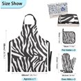thumbnail image 2 of Dreamtimes Speckled Black Mothers day Kitchen Apron,Oven Mitt,Pot Holder,Towel,Birthday Gifts Set for Mom Wife Grandma, 2 of 6