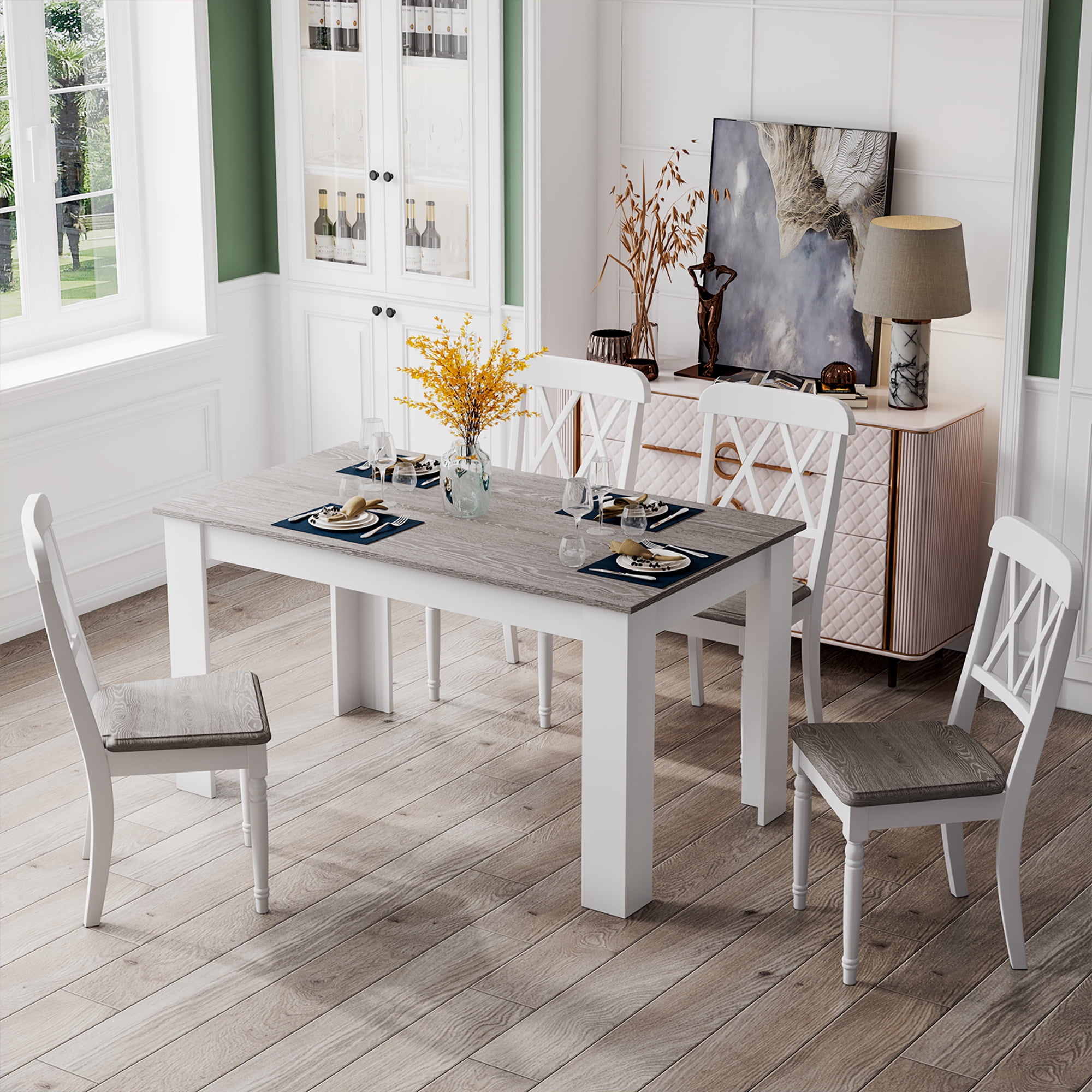 Small gray kitchen table discount