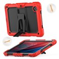 thumbnail image 3 of XYX For Lenovo Tab M11/K11 LTE 2024 Case 11 inch, 3in1 Heavy Duty Shockproof Tablet Case with Stand, Shoulder Strap (TB330FU/TB330XU/TB331FC), Red, 3 of 7