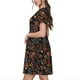 thumbnail image 2 of Balery Floral Vestidos sueltos de manga corta para mujer, vestidos de verano 2025, vestidos casuales de corte A con vuelo., 2 of 6