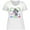 AA-White, variant on Daytona Beach Florida Cute Swimming Manatee Women's Plus Size T-Shirt