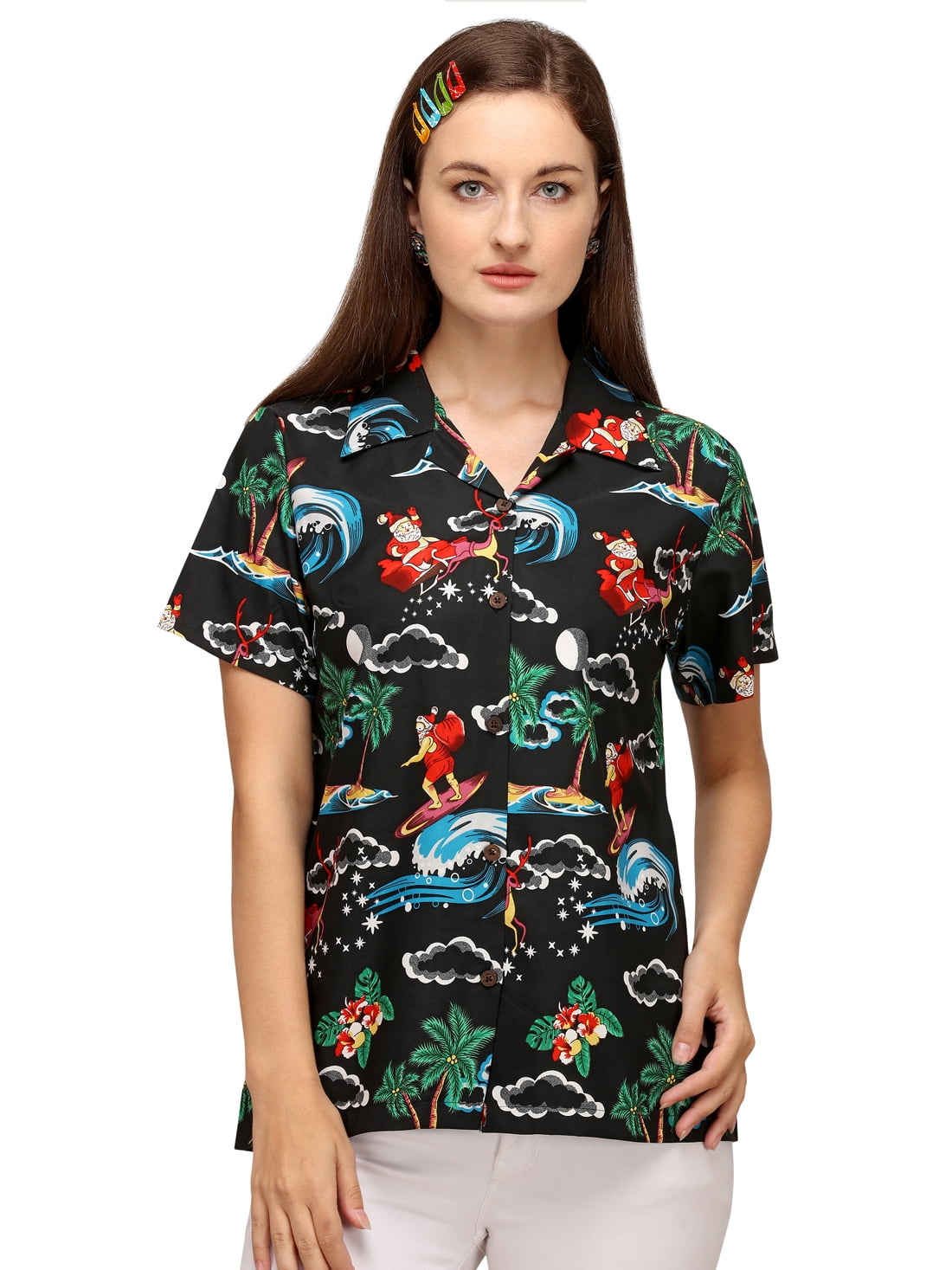 Hawaiian Shirt 41W Womens Christmas 