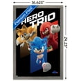 thumbnail image 2 of Sonic The Hedgehog 3 - Hero Trio Wall Poster, 14.725" x 22.375" Framed, 2 of 5
