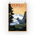 thumbnail image 3 of Denali National Park, Alaska, Dall Sheep and Mountain, Lithograph National Park Series (12x18 Wall Art Poster, Room Decor), 3 of 3