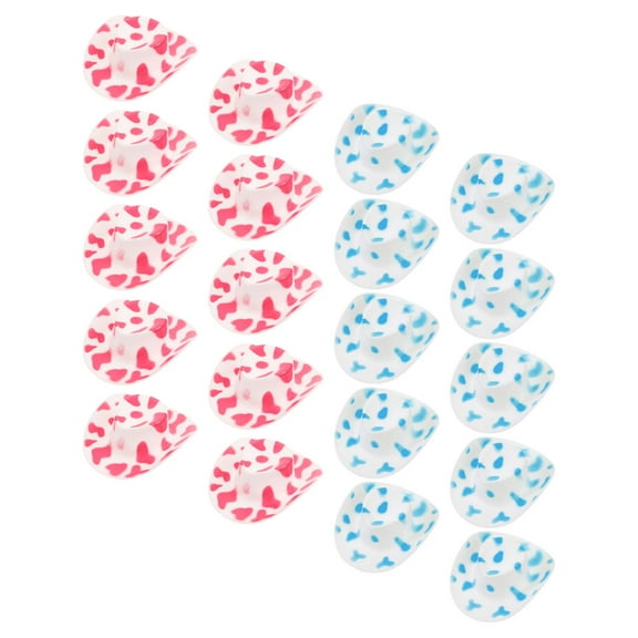 Phenofice Cowgirl Hats For Girls Western Style 20Pcs Delicate Tiny Hats Assorted Color Plastic