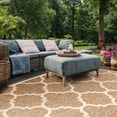 thumbnail image 6 of Safavieh Courtyard Becky Geometric Indoor/Outdoor Area Rug, Brown, 5'3" x 7'7", 6 of 14