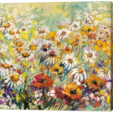 Campo Fiorito (dettaglio) by Luigi Florio, Canvas Wall Art