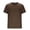 Brown #045, variant on Men's Shirts Short Sleeve T-Shirt Casual Crew Neck Plain Tee Soft Moisture Wicking Basic Solid Color Summer Beach Tee Shirts, 2XL