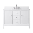 thumbnail image 2 of Vanity Art 48" Bathroom Vanity with Sink and Engineered Marble Top, Freestanding Storage Cabinet with 2 Drawers, 2 Shelves and 1 Flip Down Tray, 2 of 7