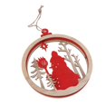 thumbnail image 4 of Vintage 3D Christams Theme Hanging Decor Pendent Home Party Ornament Photo Prop Monigote de nieve Colco Ornamento de Navidad de madera 3D, 4 of 8
