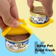 thumbnail image 3 of Comtim Small Cat Food Can Lids with Cat Food Spoon Set, Silicone Cat Food Can Covers Lids for 3 oz Cans, Cat Can Opener Spatula Cat Spoon for Wet Food, 3 of 6