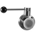 thumbnail image 1 of 1PCs 1.5" Tri Clamp Sanitary Butterfly Valve Stainless Steel 304 Valve, 1 of 11