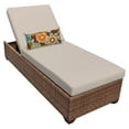 thumbnail image 2 of TK Classics LAGUNA-1x-WHITE Laguna Chaise Outdoor Wicker Patio Furniture, Sail White, 2 of 2
